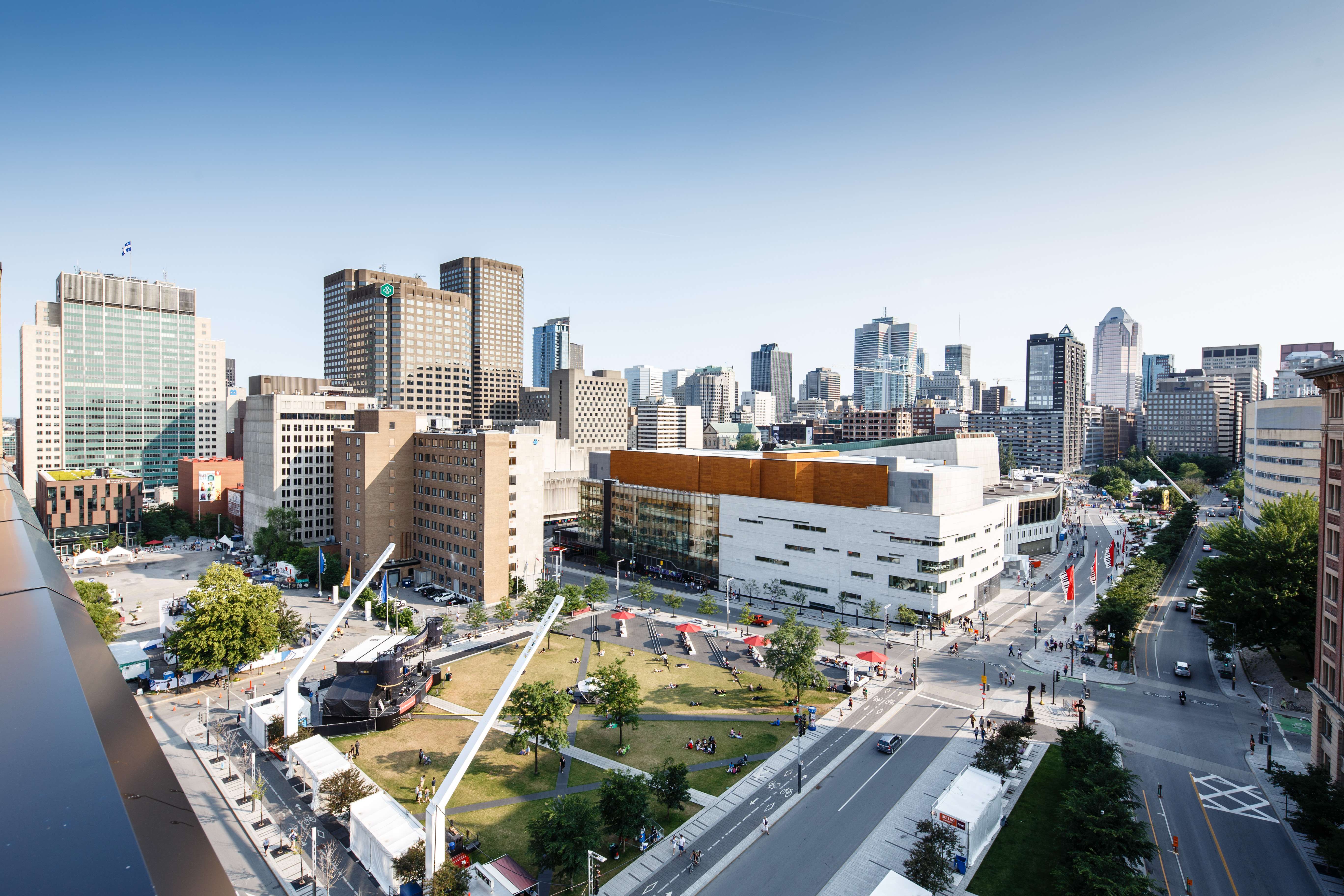 Laurent&Clark launch new luxury condos Montreal downtown quartier-des-spectacles entertainment district